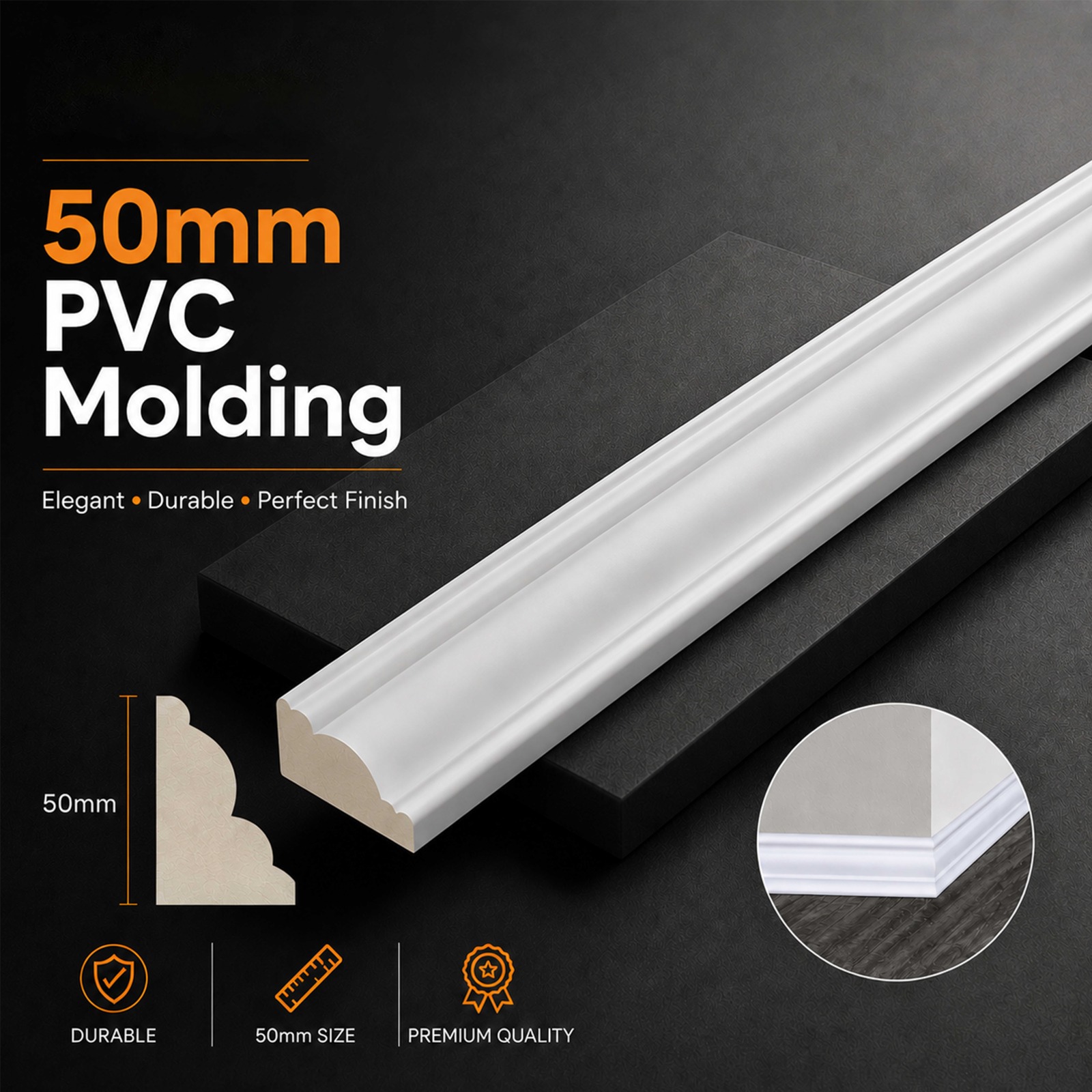 50MM PVC Moulding 